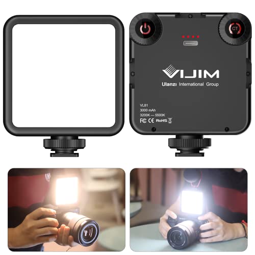 Portable LED Video Light – Capture Stunning Photos with Softbox and Cold Shoe On-Camera Lighting