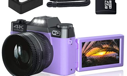 Capture Stunning Moments: 4K Vlogging Camera with WiFi & 48MP