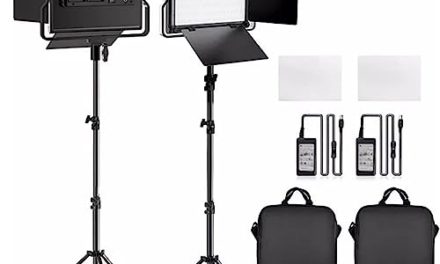 Powerful LED Video Lighting Kit for Stunning Photography and Video