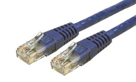 “Fast, Reliable Gigabit Cat6 Patch Cable – 50ft – Blue”