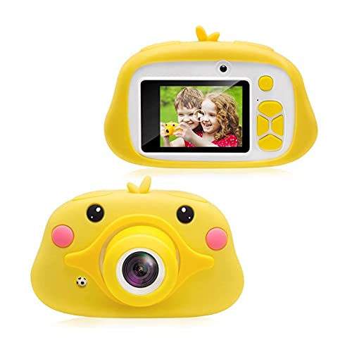 Capture Unforgettable Moments: GIENEX Kids Camera, 12MP HD Video Camcorder with 16GB TF Card