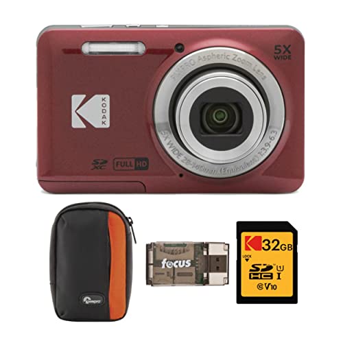 Capture Memories: Kodak PIXPRO FZ55 Bundle (Red)