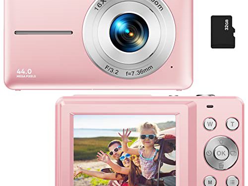 Capture Memories with 32GB Card FHD 1080P Kids Camera