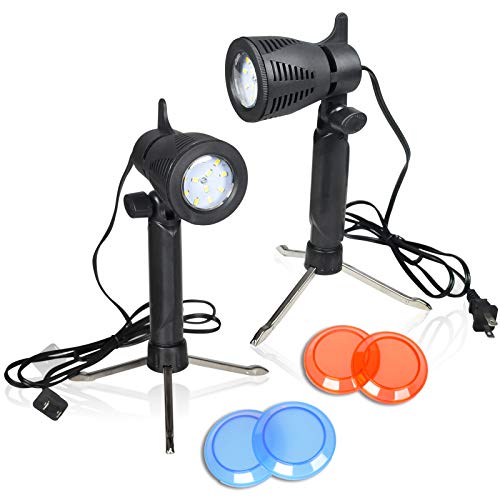 “Capture Stunning Moments: Portable 5500K LED Light for Table Top Photography – 2 Sets”