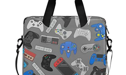 Unleash Nostalgia with 15.6″ Video Game Controller Laptop Bag
