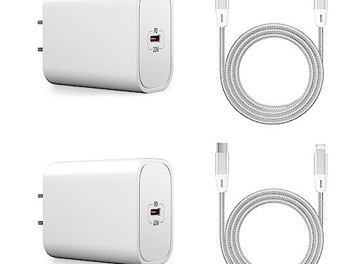 “Supercharge Your iPhone: MFi Certified 20W PD Charger & Lightning Cable for Lightning-Fast Charging!”