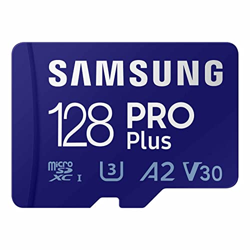 “High-speed 128GB Samsung PRO Plus microSD Card for Android, GoPRO, and DJI Drone”