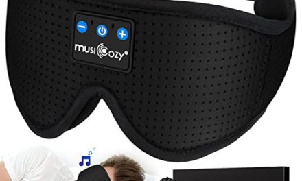 “Ultimate Sleep Companion: MUSICOZY Bluetooth 5.2 Headband with Wireless Earbuds”