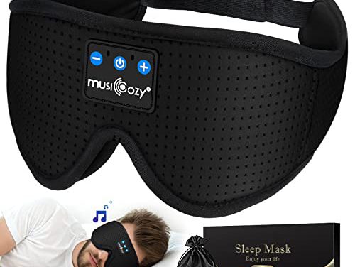 “Ultimate Sleep Companion: MUSICOZY Bluetooth 5.2 Headband with Wireless Earbuds”