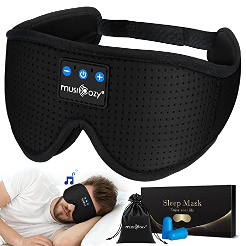 “Ultimate Sleep Companion: MUSICOZY Bluetooth 5.2 Headband with Wireless Earbuds”