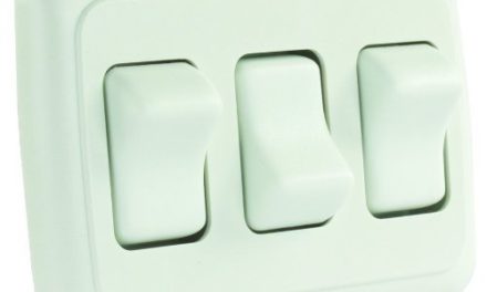 “Power Up with White Triple On-Off Switch – JR Products”