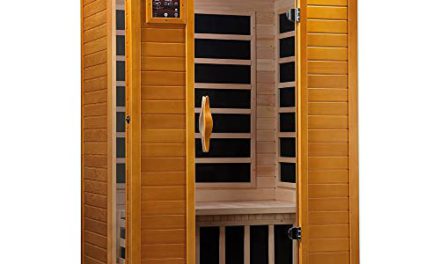 Invigorating 2-Person Low EMF Infrared Sauna with MP3 – Curbside Delivery