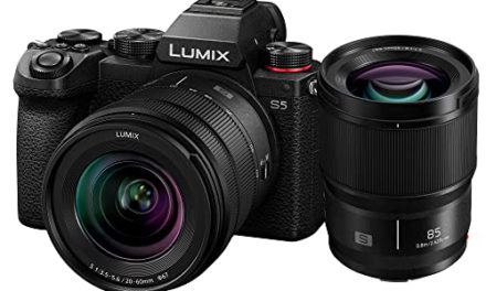 “Capture Stunning 4K Video: Panasonic LUMIX S5 Camera + Lens Kit”