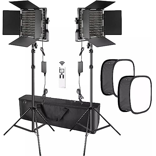 Powerful LED Video Light Set for Professional Filming
