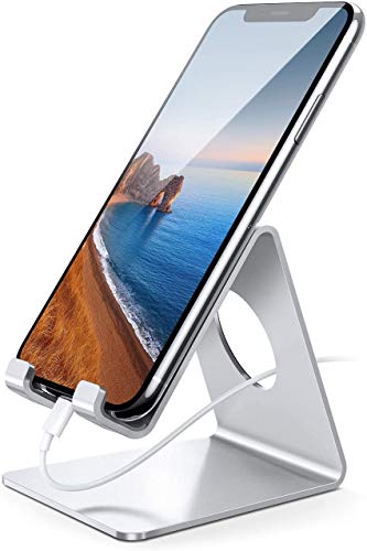 “Lamicall Cell Stand: Boost Your Office Setup with a Stylish Charging Dock!”