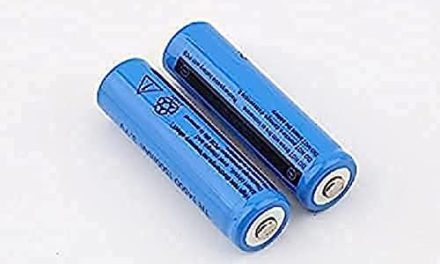 Long-lasting, powerful 3.7V rechargeable battery for LED gadgets – 2pcs