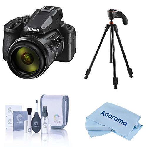 Capture the Moment: Nikon P950 Camera + Travel Tripod & Cleaning Kit