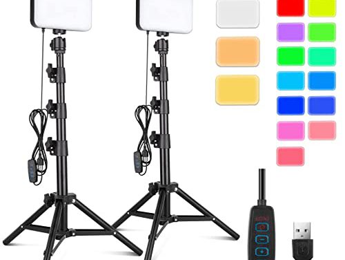 “Transform Your Videos: Torjim RGB Studio Lights”