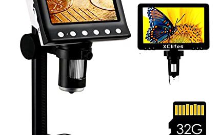 Enhance Your View: HD USB Microscope with 1000X Camera, Remote Control, LED Lights