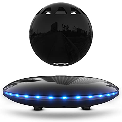 “Unleash 2021’s Coolest Levitating Speaker! Louder Sound, Magnetic Wireless, 360° Rotation – Perfect Gift!”