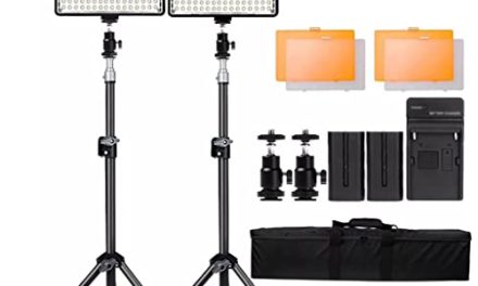 Powerful LED Video Light Kit for Stunning Photo Shots