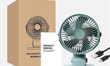 Powerful USB Fan for Office and Travel – Rechargeable, Portable, and Super Quiet