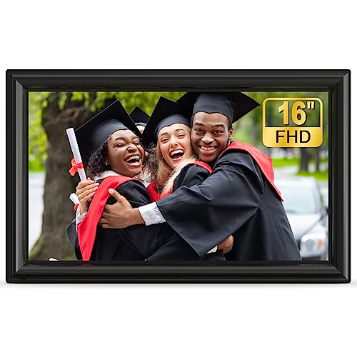 “Gift Grandparents: 16″ WiFi Cloud Frame – Share Memories!”