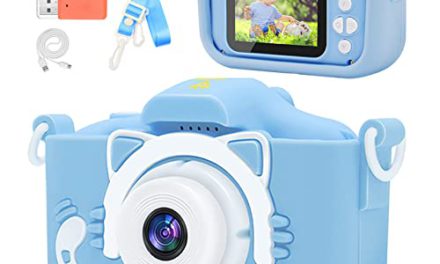 Upgrade Kids Cat Camera: HD Video, Perfect Gift for 3-9 Year Olds