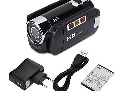 “Capture Memories: Vintage Full HD Camcorder for Business Travel”