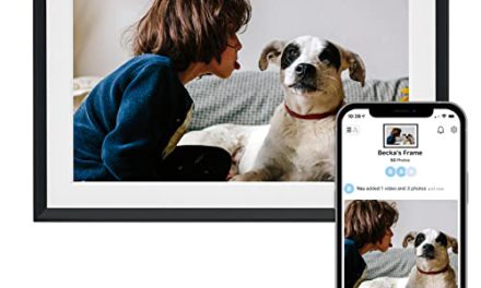 “The Ultimate WiFi Digital Picture Frame: Gift, Share, Store!”