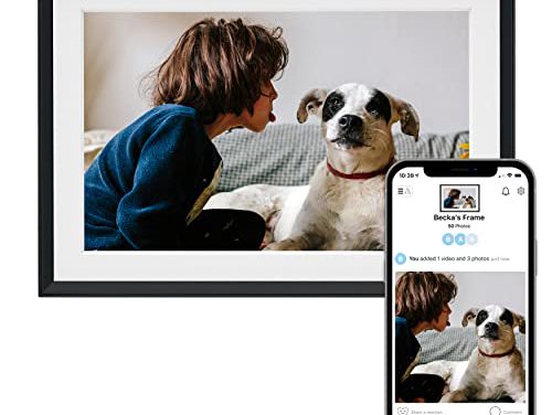 “The Ultimate WiFi Digital Picture Frame: Gift, Share, Store!”
