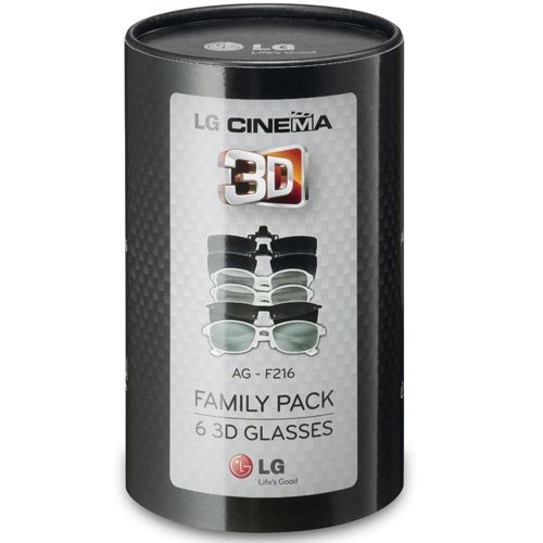 Get the LG AG-F216 Cinema 3D Glasses Family Pack for an immersive TV experience!