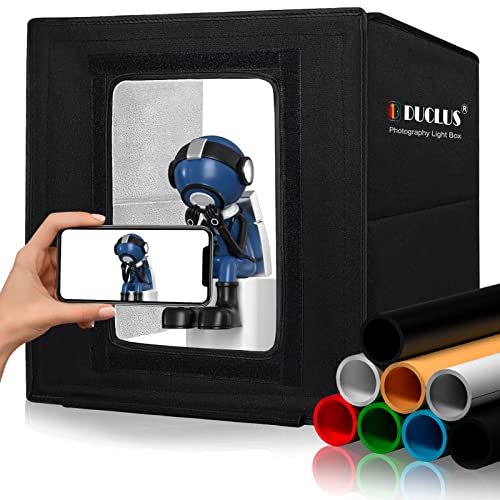 Capture Stunning Photos with DUCLUS Portable Photo Studio – Perfect for Jewelry, Miniature Models