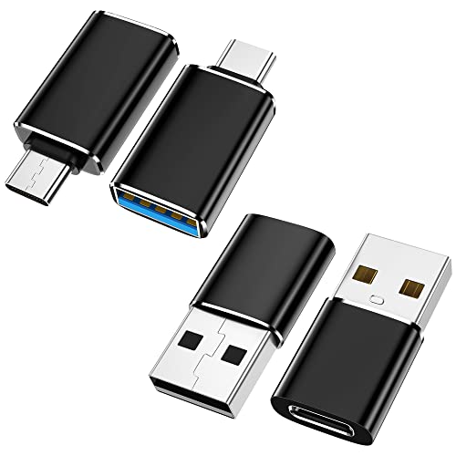“SuperSpeed USB C Adapter Pack: Fast Data & Charging for iPhone/PC/Samsung/iPad/Laptop”