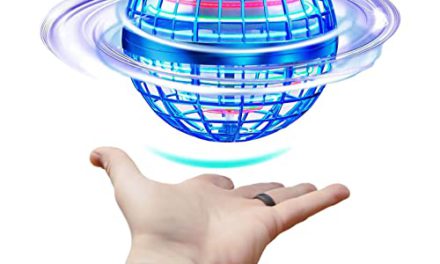 Tomwell LED Magic Flying Ball – Fidget Hover Boomerang Toy & Nebula Orb Gadget | Hand Controlled UFO Spinner