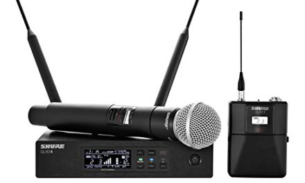 Powerful Shure Wireless Mic System: Handheld & Lavalier Combo