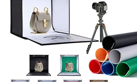 Capture Stunning Photos with ZKEEZM Light Box: 80LEDs, 6 Color Backdrops, Adjustable Brightness