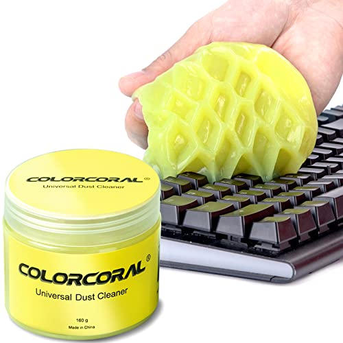 “Revive Your Electronics with COLORCORAL Cleaning Gel – 160G Computer Dust Remover!”