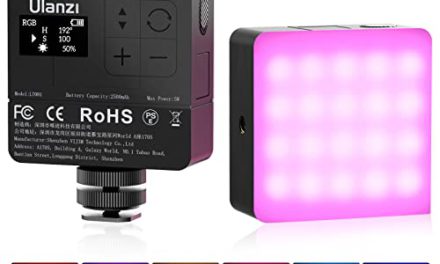 Portable RGB Video Light with Rechargeable LED Panel – Enhance Your Photography