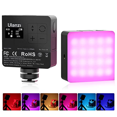 Portable RGB Video Light with Rechargeable LED Panel – Enhance Your Photography