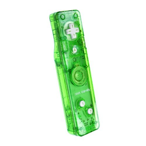 “Rock Candy Wii Gesture Controller – Green: Portable & Vibrant Gaming Accessory”