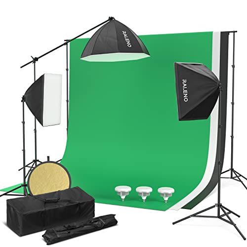 Capture Stunning Photos with RaLeno Lighting Kit & Background Support System