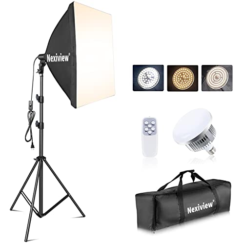 Capture Stunning Photos and Videos with Nexiview Softbox Lighting Kit