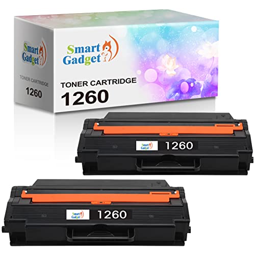 “Upgrade Your Printer: Smart Gadget 2-Pack Toner Replacement for DELL 1260”
