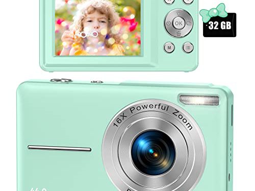 Capture Moments: HD Video Camera for Teens – 32GB SD Card Included