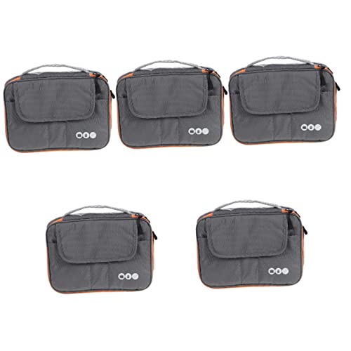 “Ultimate Travel Electronics Organizer: UKCOCO 5pcs Digital Storage Bag”