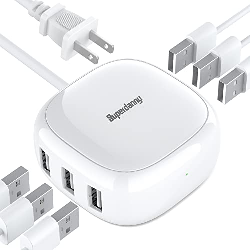 Powerful 6-Port USB Charger for All Your Devices
