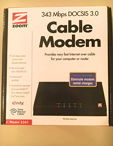 “Upgrade Your Internet with the Powerful Zoom 5341 Cable Modem”