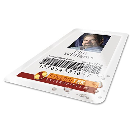 Clear Badge ID Card Laminating Pouches: 100 Pack