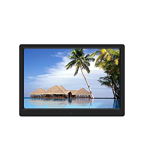 “Immerse in Brilliant Memories: 15.4″ HD Digital Frame with Image Preview, Video Playback, and Remote Control”